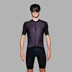 Bioracer Men's Sprinter Jersey Coldblack (Light Kingpin Red) - Large
