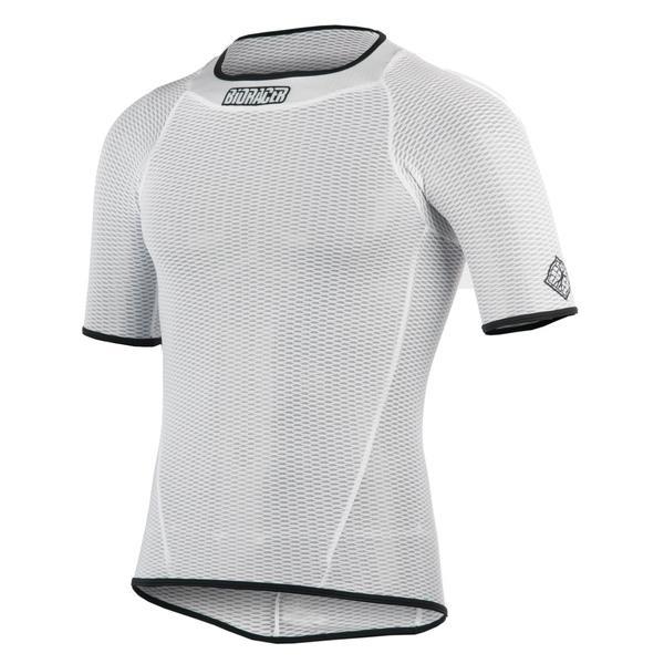 Bioracer Short Sleeve Cycling Baselayer – White